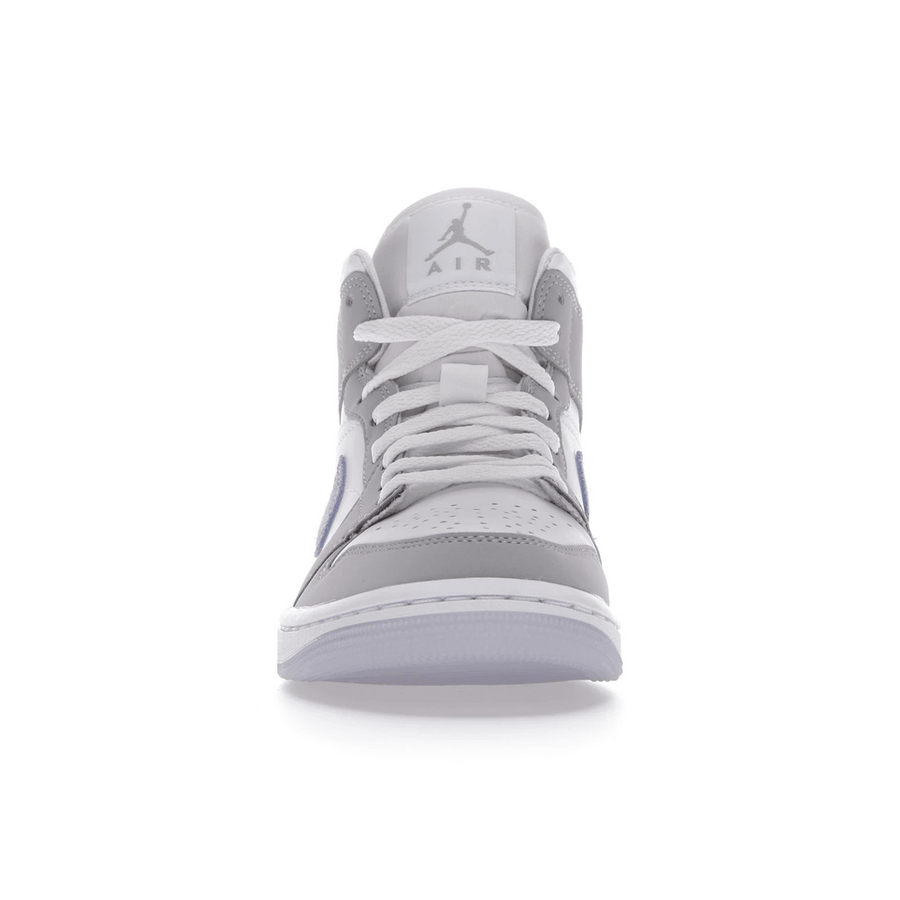 Air Jordan 1 Mid Wolf Gray Aluminum — 36
