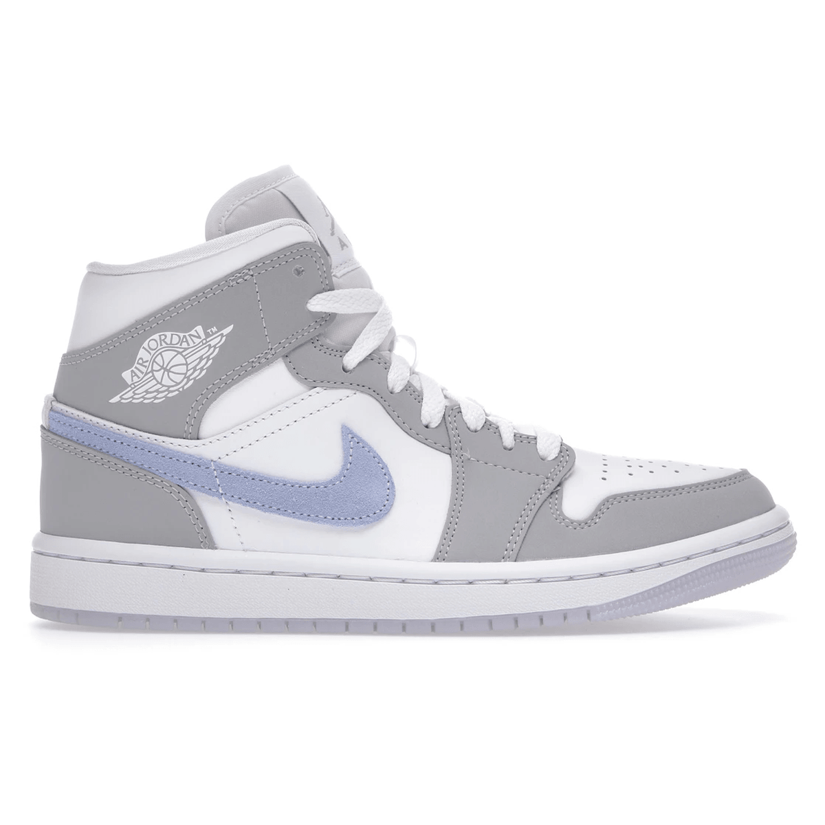 Air Jordan 1 Mid Wolf Gray Aluminum — 36