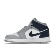 Air Jordan 1 Mid Wolf Gray Midnight Navy