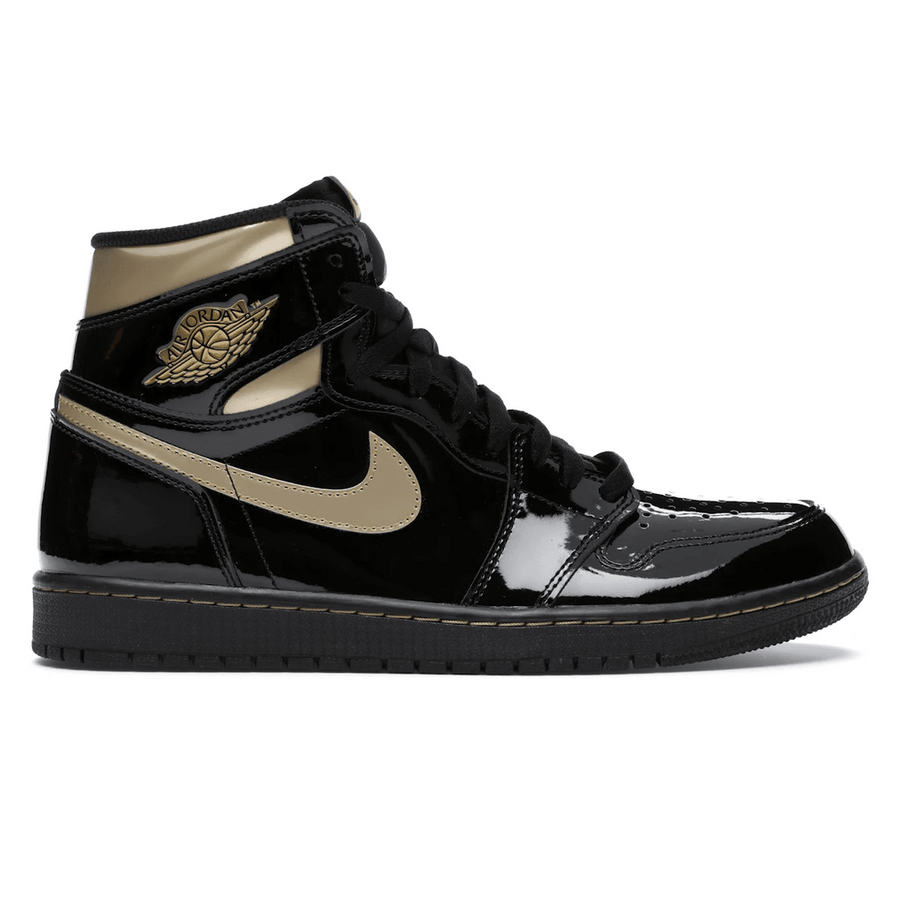 Air Jordan 1 Retro High Black Metallic Gold — 36