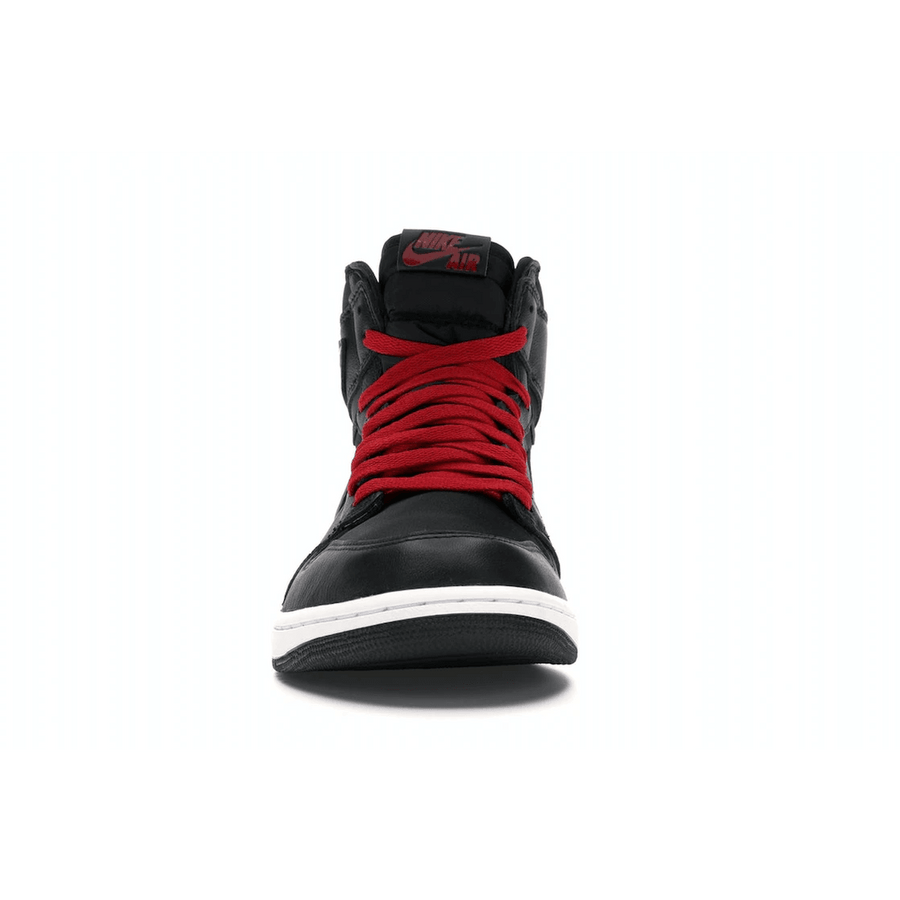Air Jordan 1 Retro High Black Satin Gym Red — 36