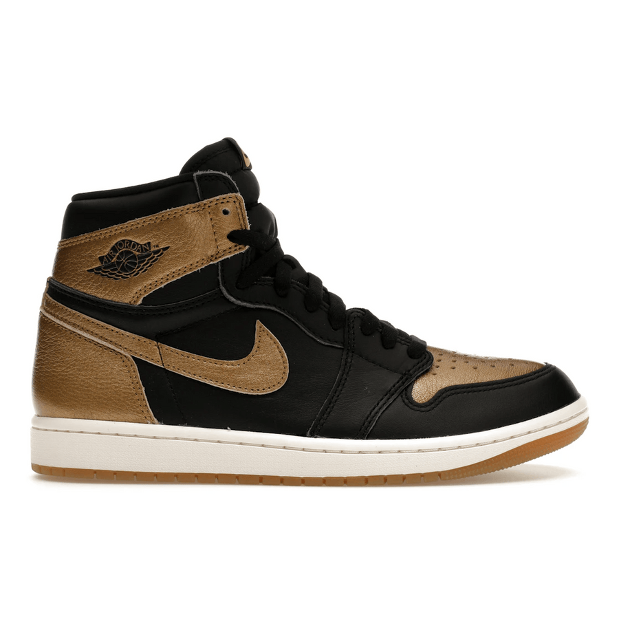 Air Jordan 1 Retro High AND Black Metallic Gold — 36