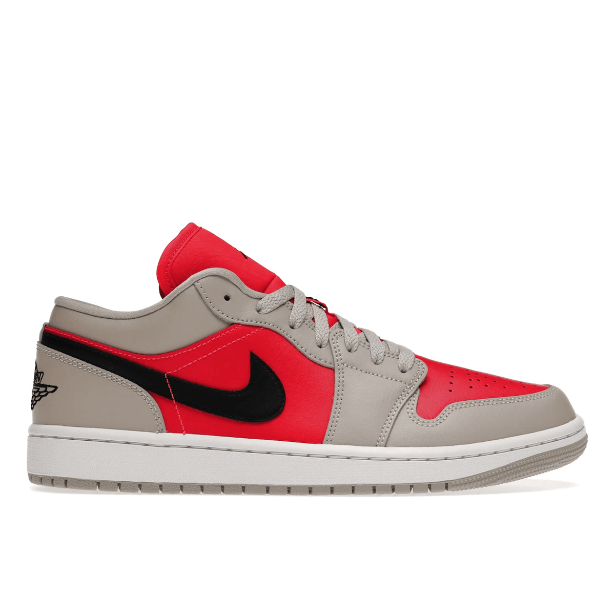 Air Jordan 1 Retro Low Light Iron Ore Siren Red — 36