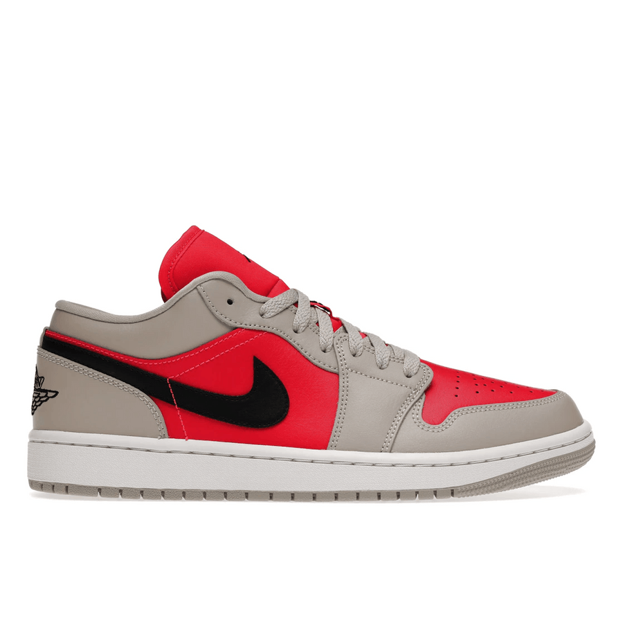 Air Jordan 1 Retro Low Light Iron Ore Siren Red — 36