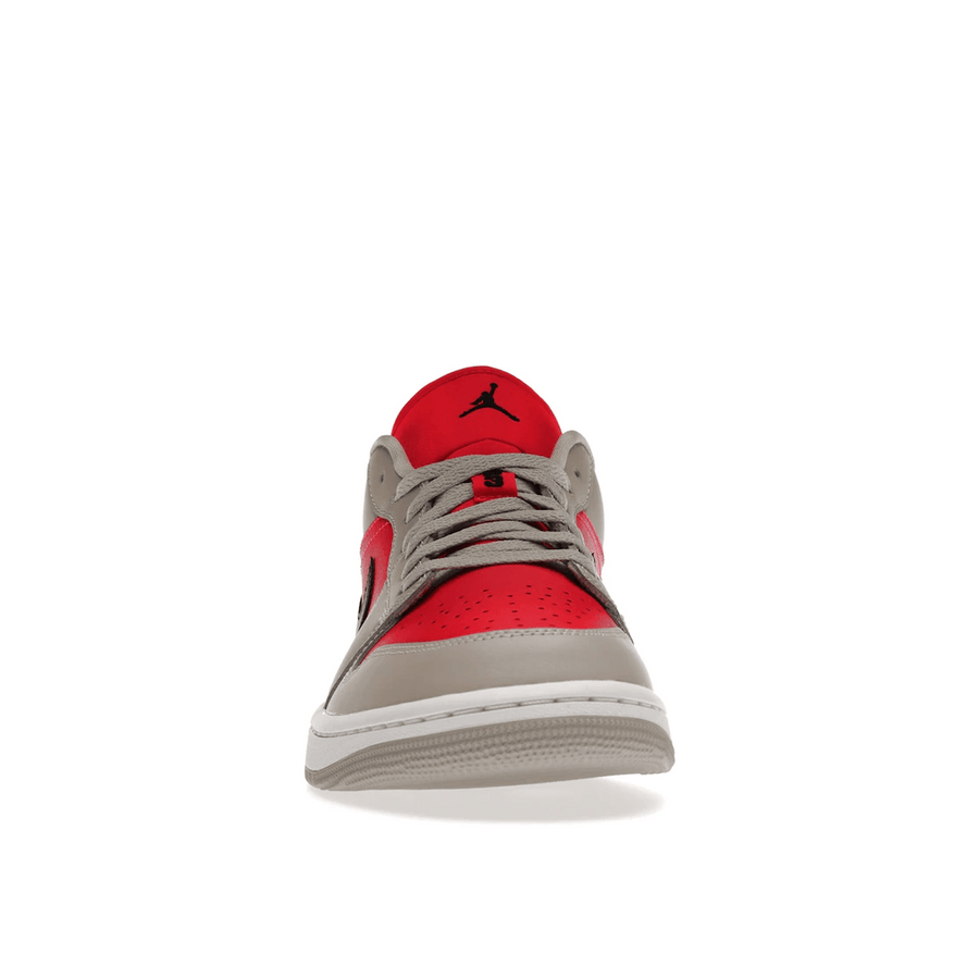 Air Jordan 1 Retro Low Light Iron Ore Siren Red — 36