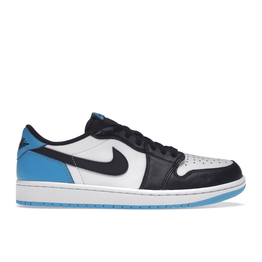 Air Jordan 1 Retro Low AND Black Dark Powder Blue — 36