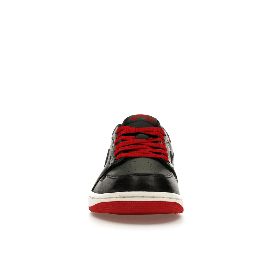 Air Jordan 1 Retro Low OG Gorge Green Varsity Red — 36