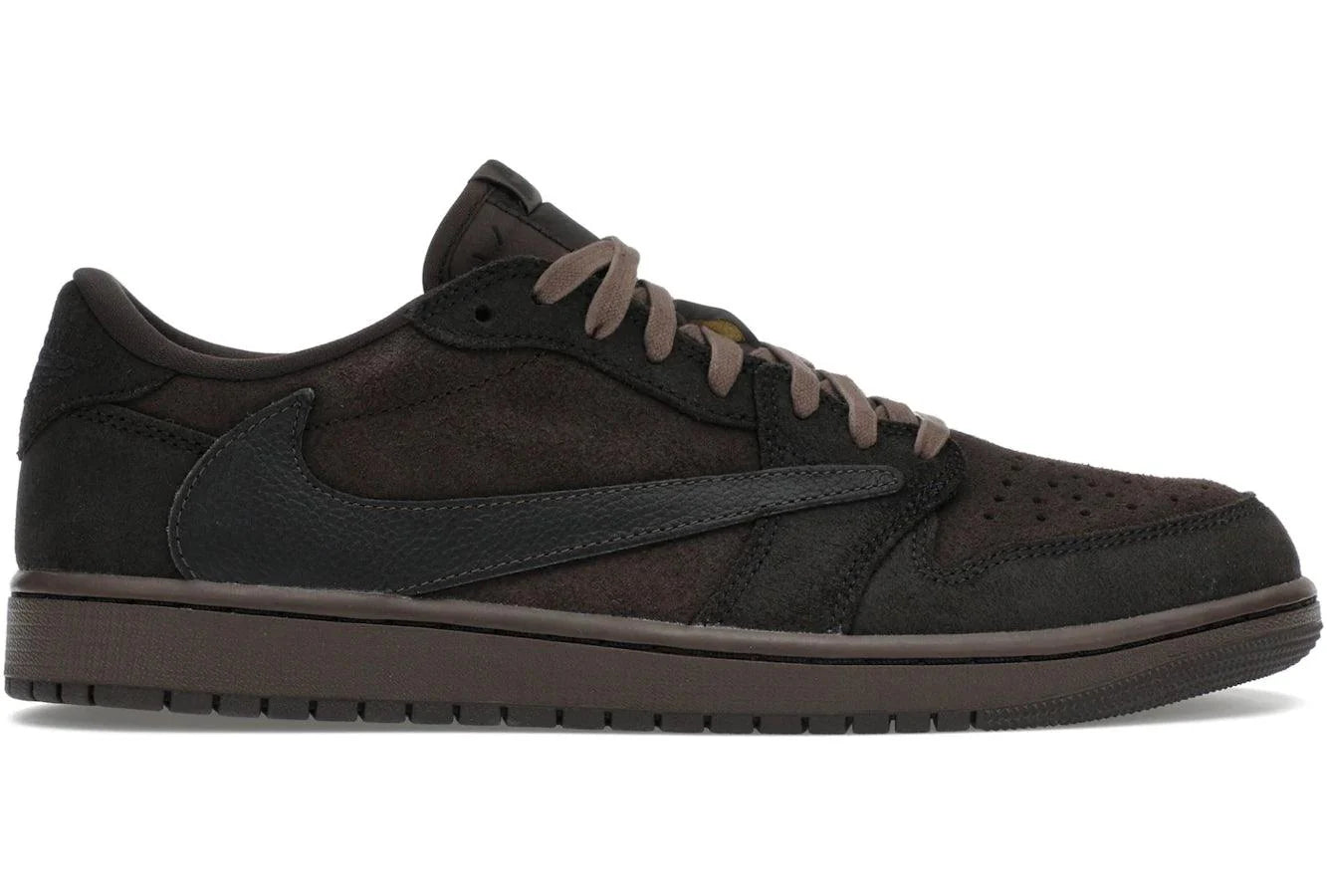 Air Jordan 1 Retro Low AND SP Travis Scott Velvet Brown — 36