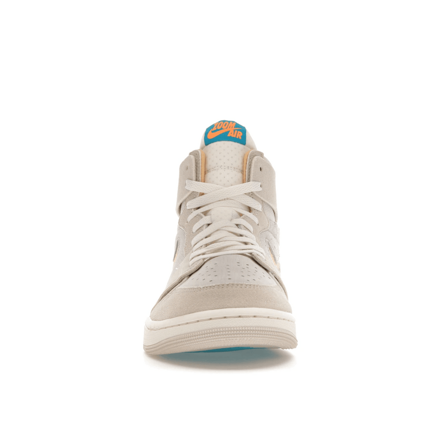 Air Jordan 1 Zoom CMFT 2 Orewood Brown Bright Citrus Sail — 36