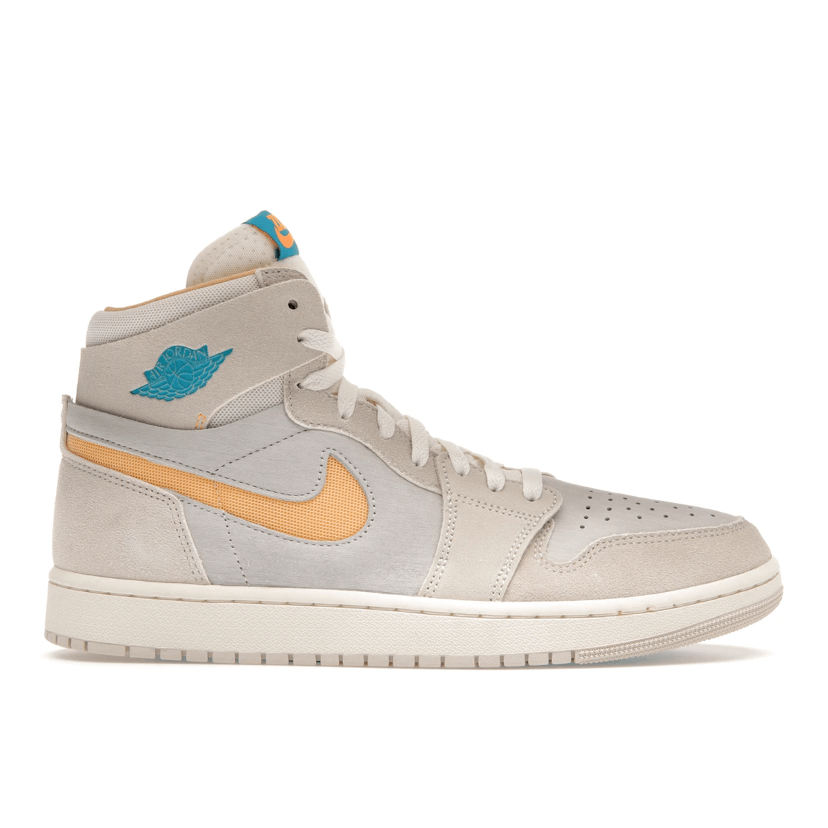 Air Jordan 1 Zoom CMFT 2 Orewood Brown Bright Citrus Sail — 36