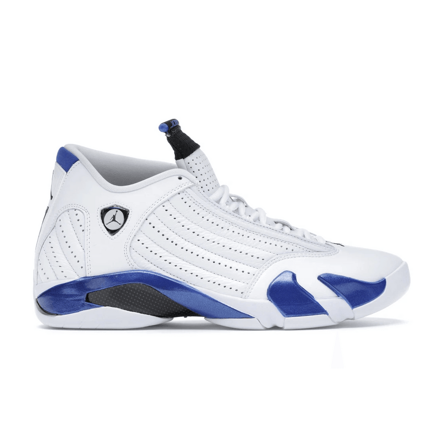 Air Jordan 14 Retro White Hyper Royal — 36