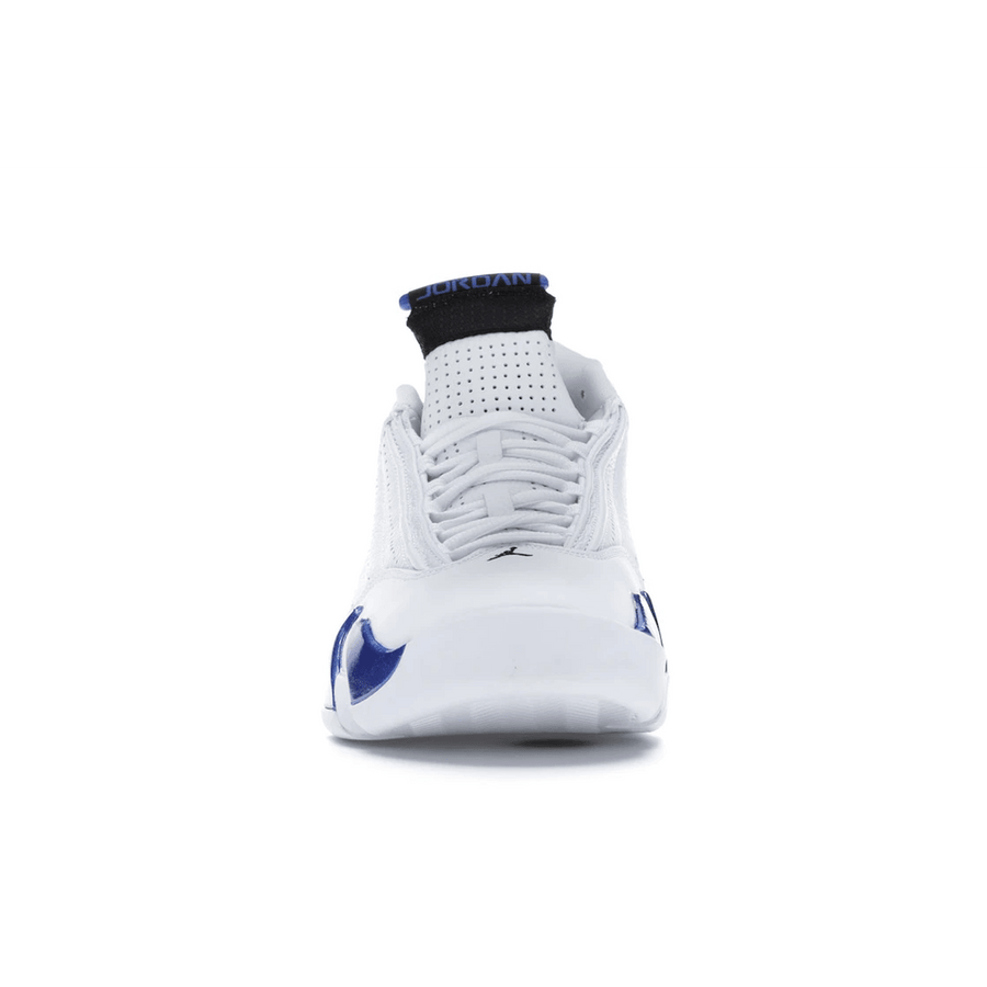 Air Jordan 14 Retro White Hyper Royal — 36