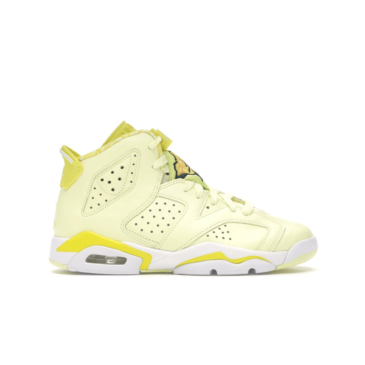 Air Jordan 6 Retro Dynamic Yellow Floral — 36