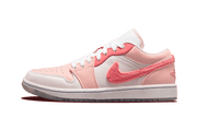 Air Jordan 1 Low Pink Mighty Swooshes