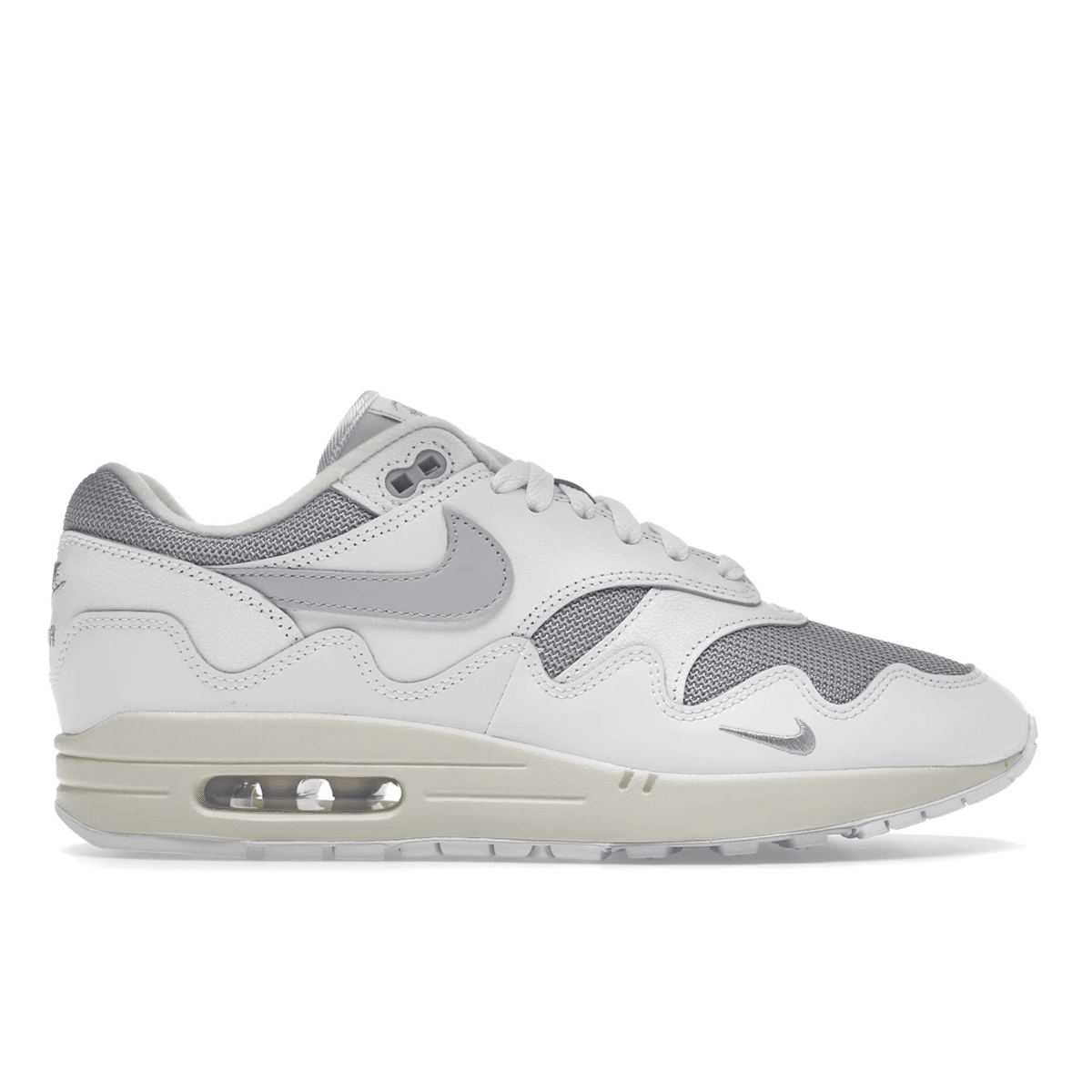 Air Max 1 Patta Waves White Silver — 36