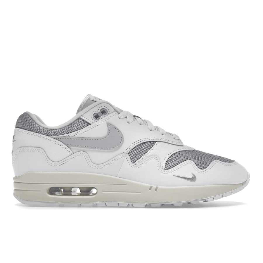 Air Max 1 Patta Waves White Silver — 36