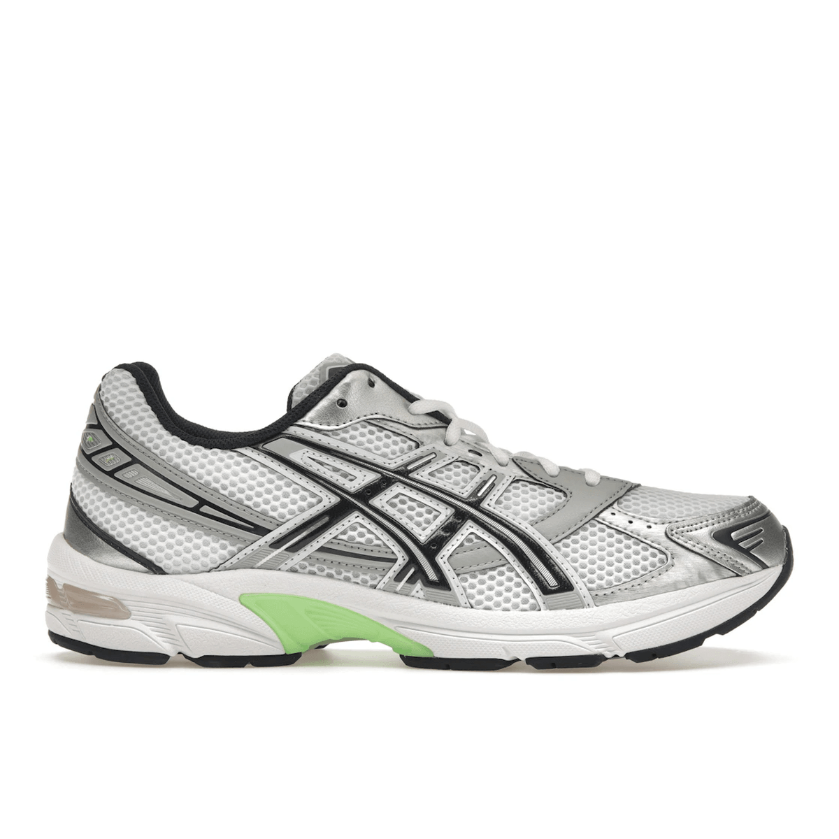 ASICS Gel-1130 White Mid Gray Lime Green — 36