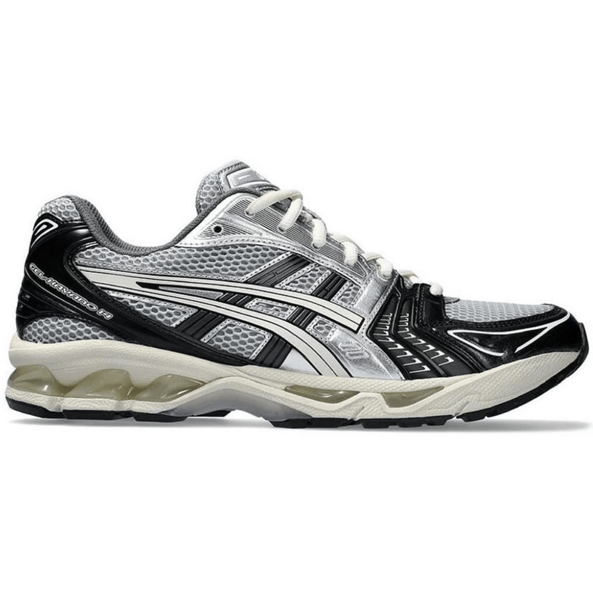 ASICS Gel-Kayano 14 Black Glacier Gray Silver — 36
