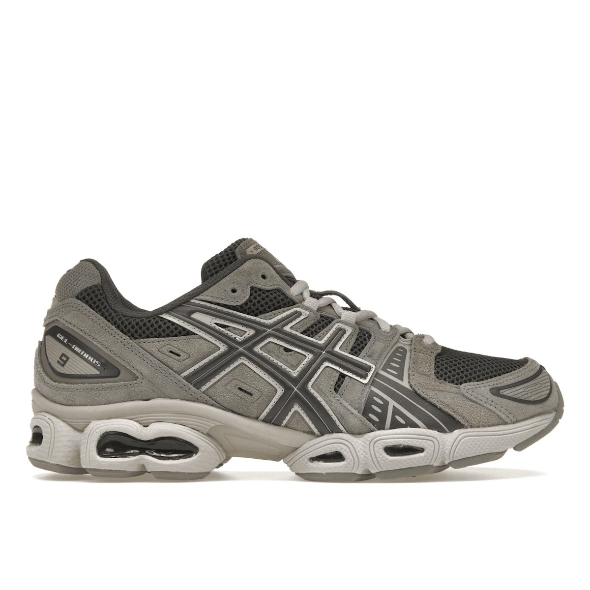 ASICS Gel-Nimbus 9 Obsidian Gray Clay Grey — 36