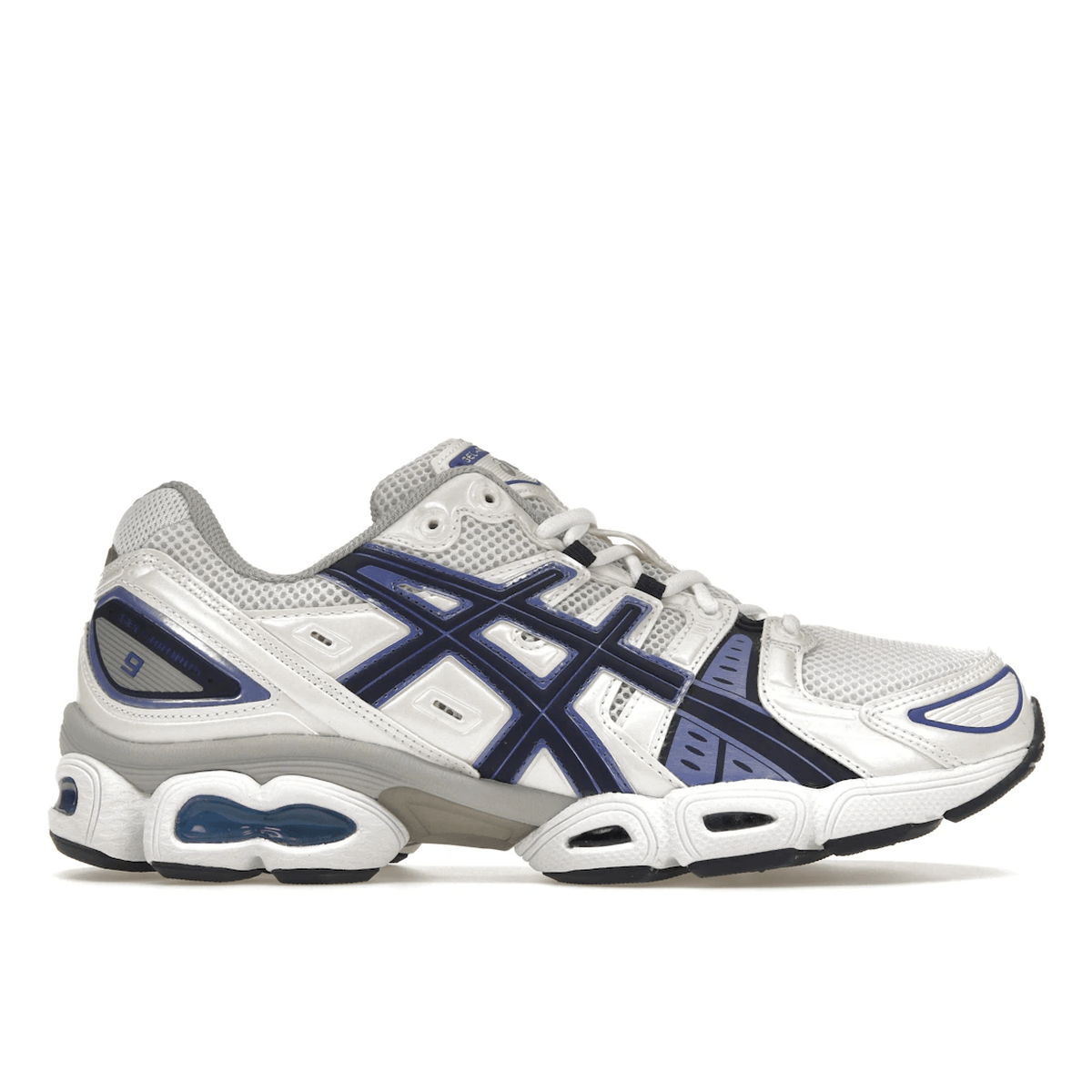 ASICS Gel-Nimbus 9 White Indigo Blue — 36