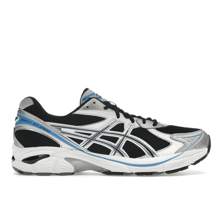 ASICS GT-2160 Black Pure Silver Bright Blue — 36