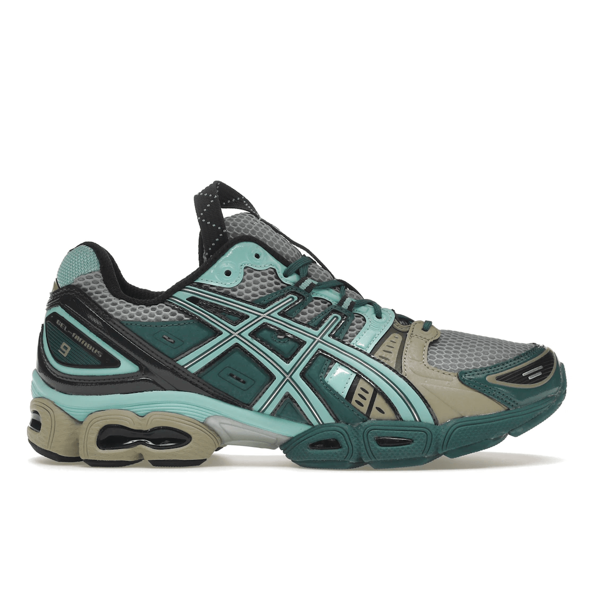 ASICS UB3-S Gel-Nimbus 9 Kiko Kostadinov Piedmont Gray Aruba Blue — 36