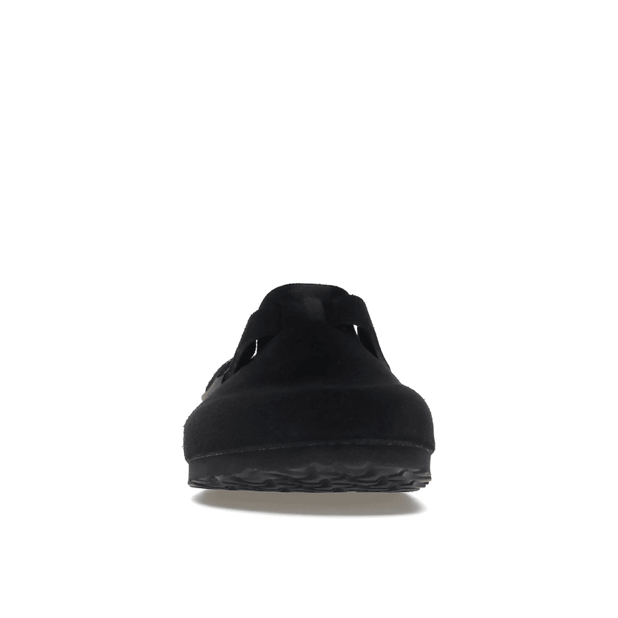 Birkenstock Boston Soft Footbed Suede Black — 36