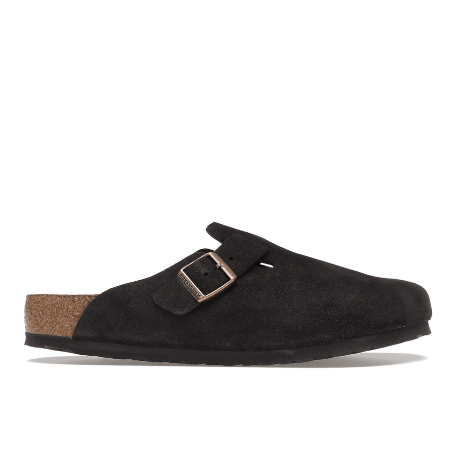 Birkenstock Boston Soft Footbed Suede Mocha — 36