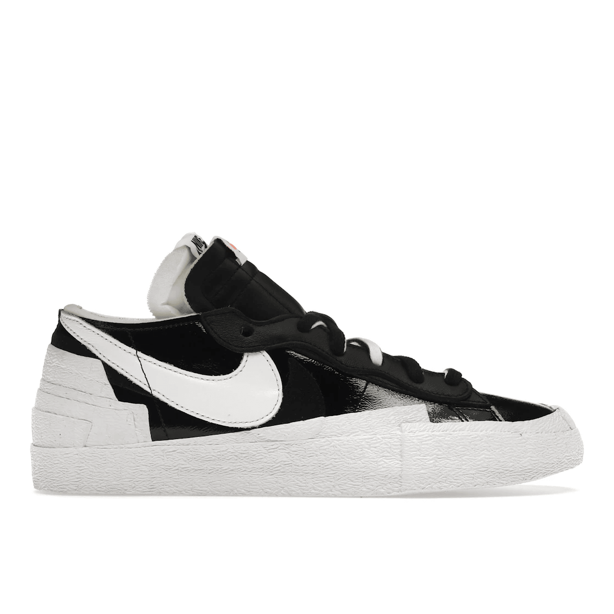 Blazer Low x Sacai Black Patent Leather — 36