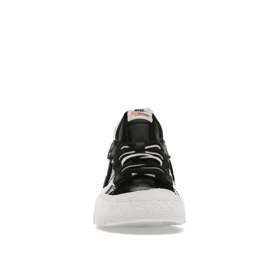Blazer Low x Sacai Black Patent Leather — 36