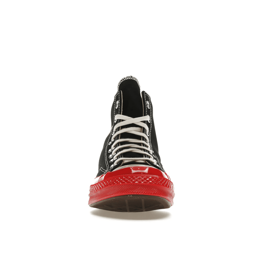 Converse Chuck Taylor All Star 70 Hi Comme des Garcons PLAY Black Red Midsole — 36