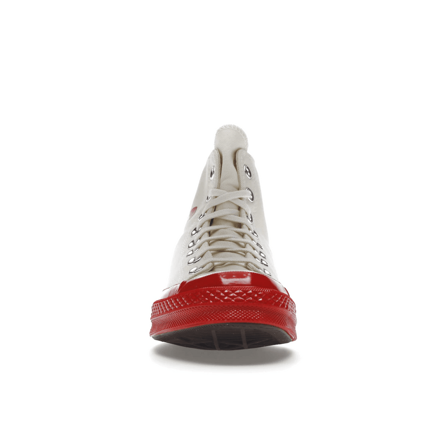 Converse Chuck Taylor All Star 70 Hi Comme des Garcons PLAY Egret Red Midsole — 36