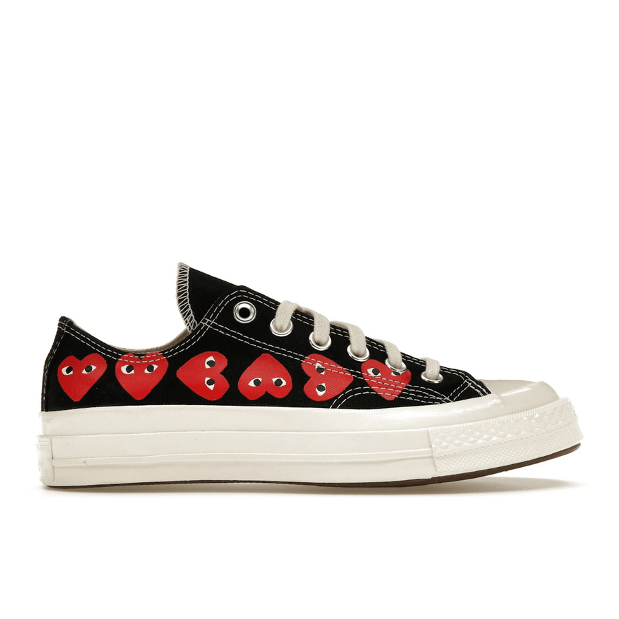 Converse Chuck Taylor All Star 70 Ox Comme des Garcons PLAY Multi-Heart Black — 36