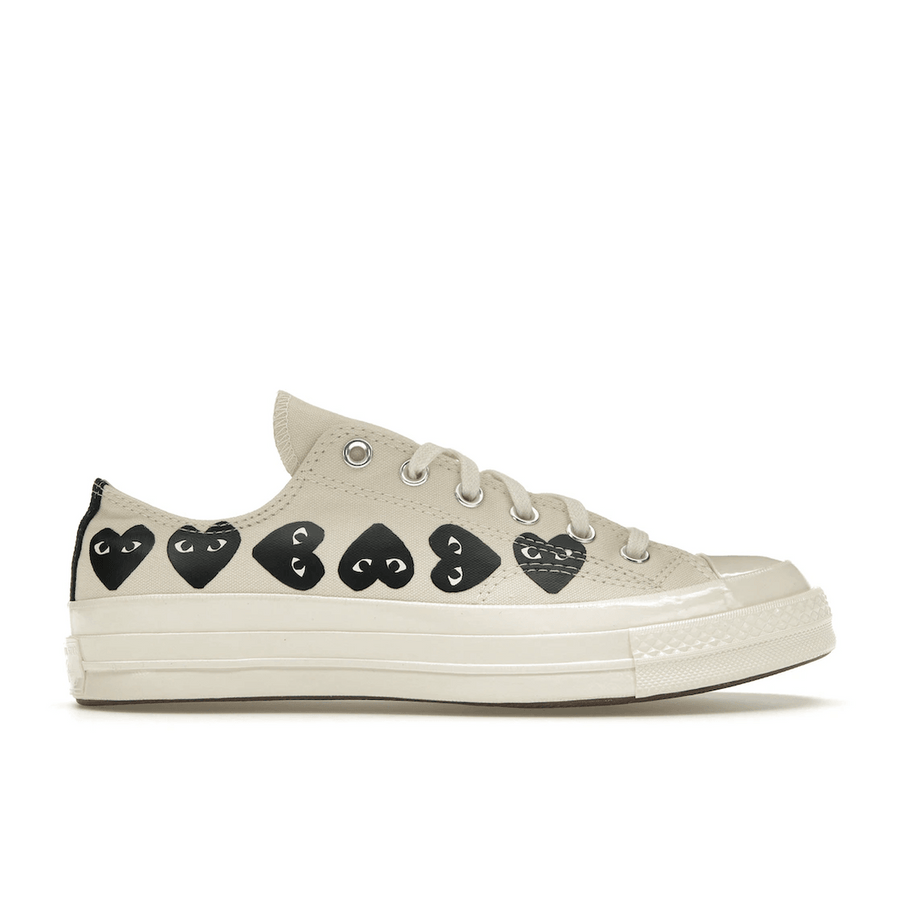 Converse Chuck Taylor All Star 70 Ox Comme des Garcons PLAY Multi-Heart Milk — 36