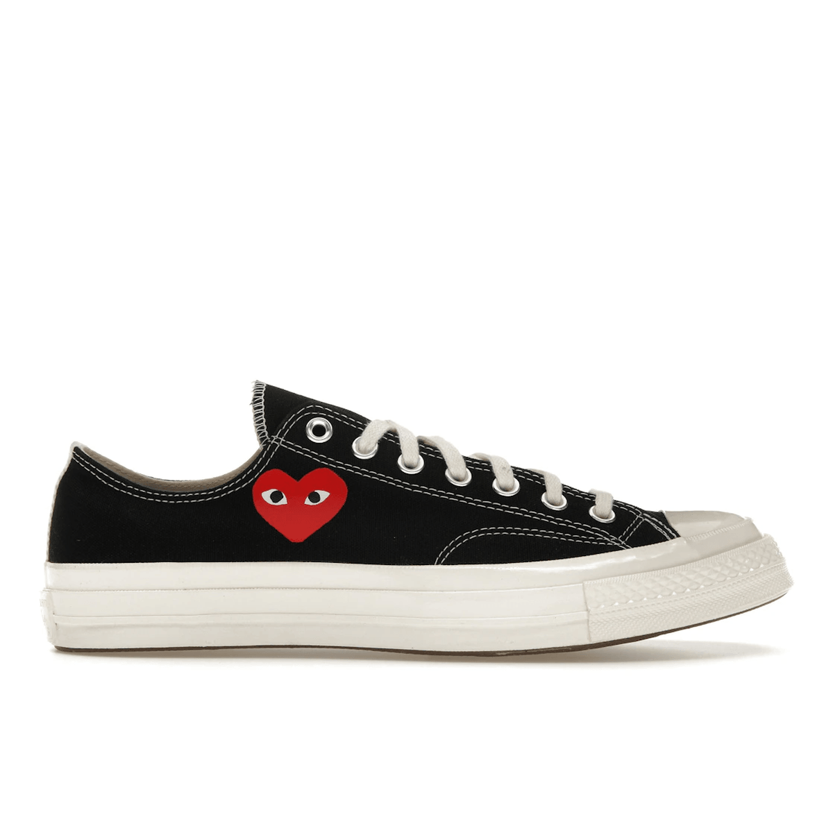 Converse Chuck Taylor All Star 70 Ox Comme des Garcons PLAY Single Heart Black — 36