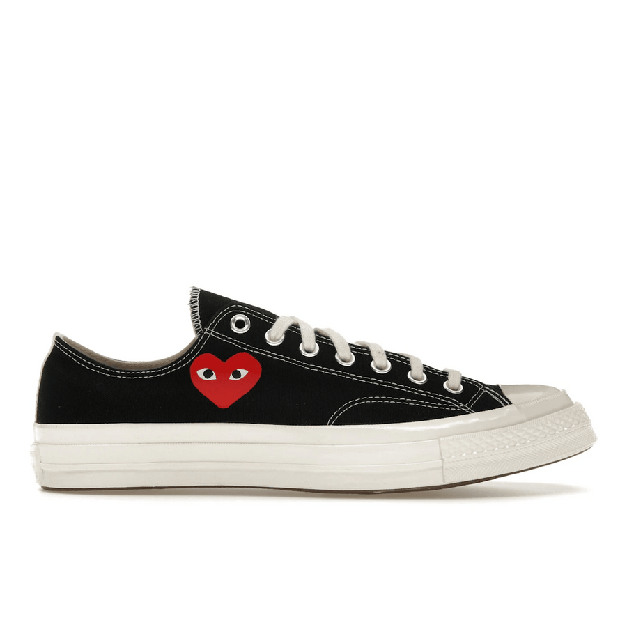 Converse Chuck Taylor All Star 70 Ox Comme des Garcons PLAY Single Heart Black — 36