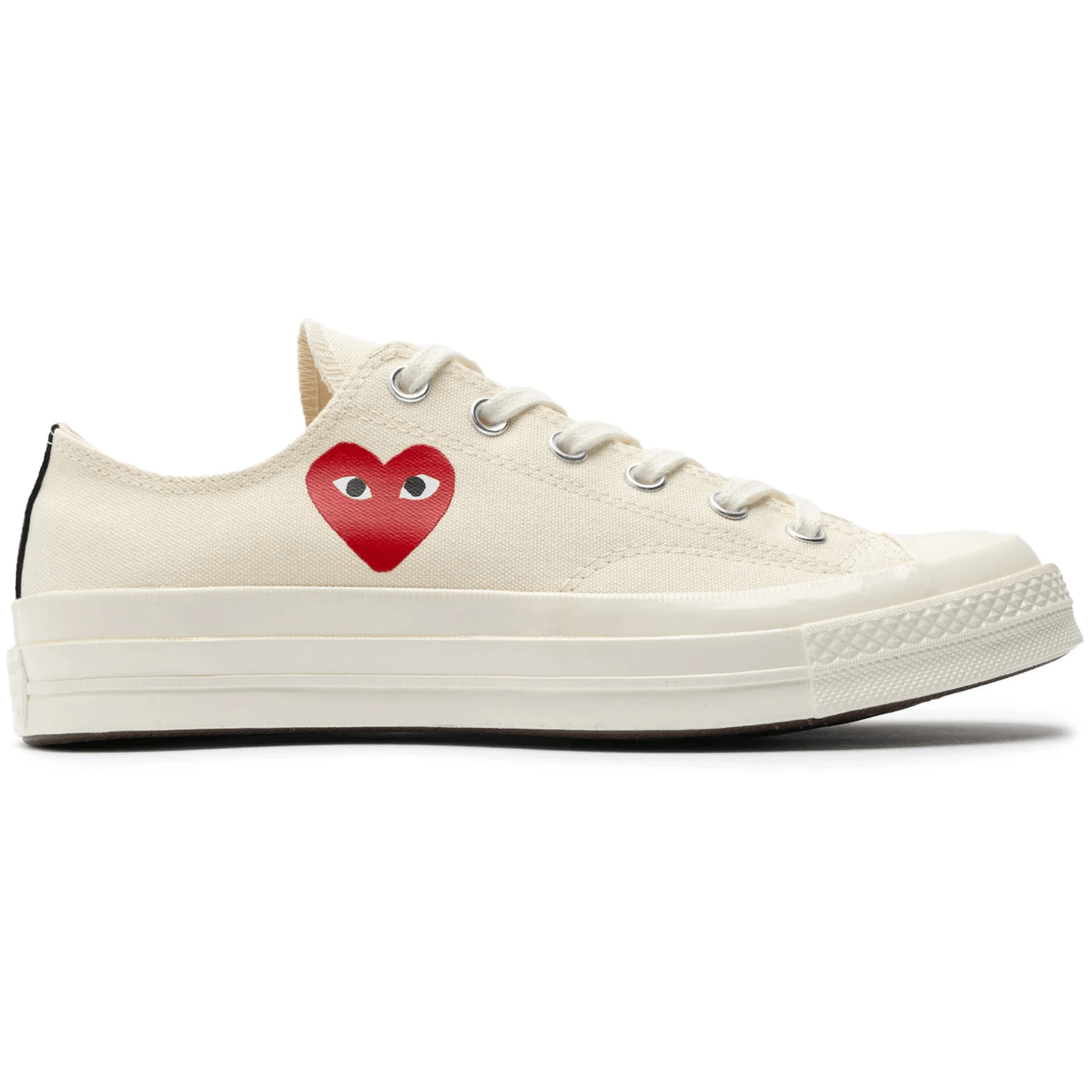 Converse Chuck Taylor All Star 70 Ox Comme des Garcons PLAY Single Heart Milk — 36