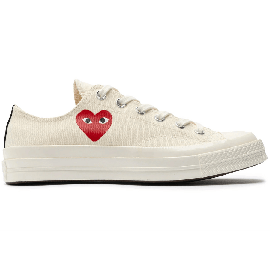 Converse Chuck Taylor All Star 70 Ox Comme des Garcons PLAY Single Heart Milk — 36