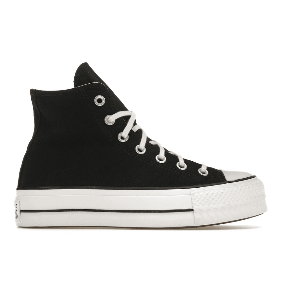 Converse Chuck Taylor All Star Hi Platform Black White — 36