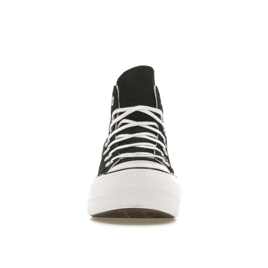 Converse Chuck Taylor All Star Hi Platform Black White — 36