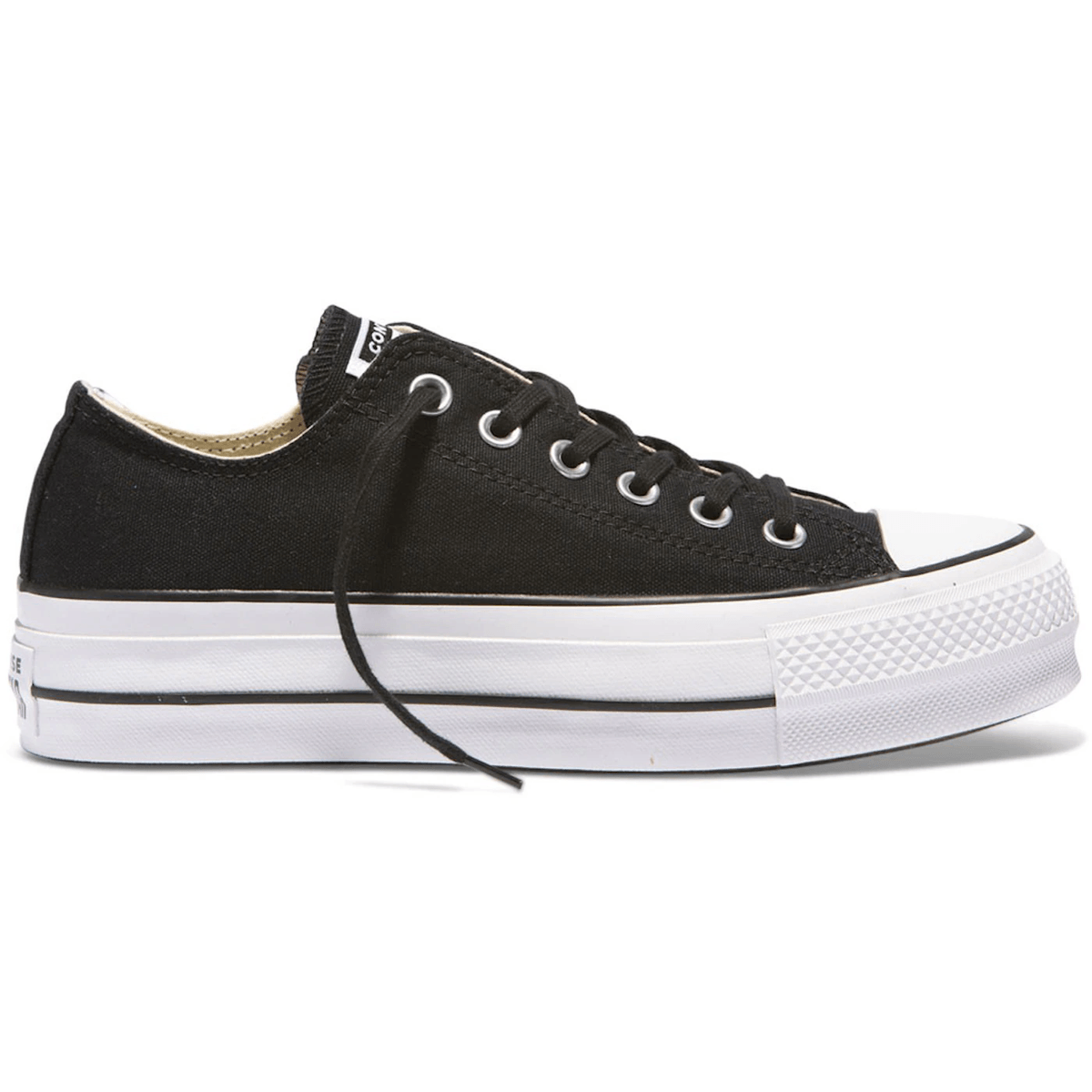 Converse Chuck Taylor All Star Lift Ox Black White — 36