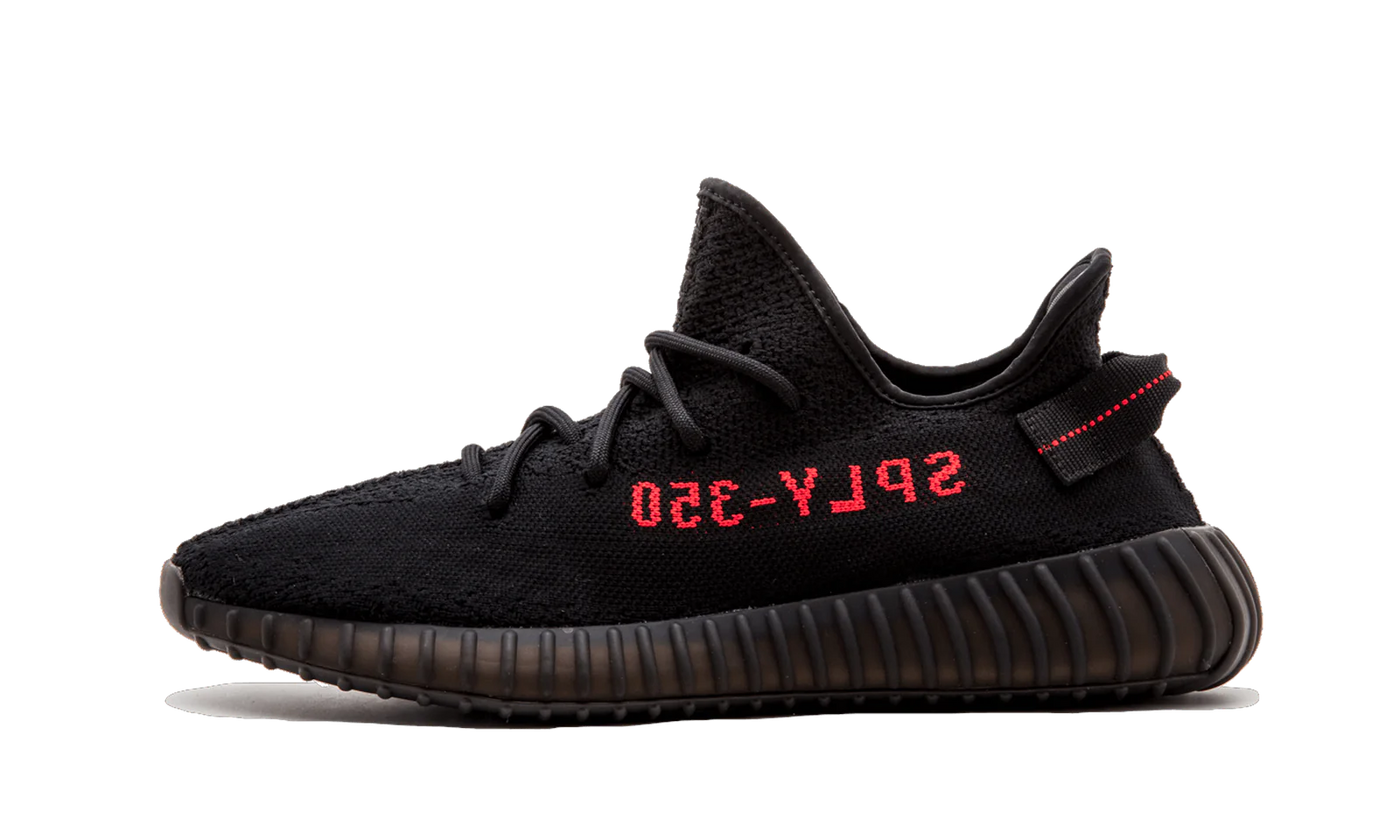 ADIDAS YEEZY BOOST 350 V2 BLACK RED (BRED) — 36