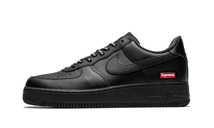 SUPREME X NIKE AIR FORCE 1 LOW BLACK — 36