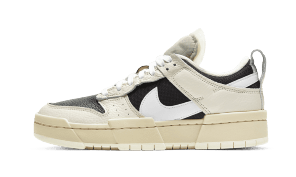 Dunk Low Disrupt Black Pale Ivory — 36