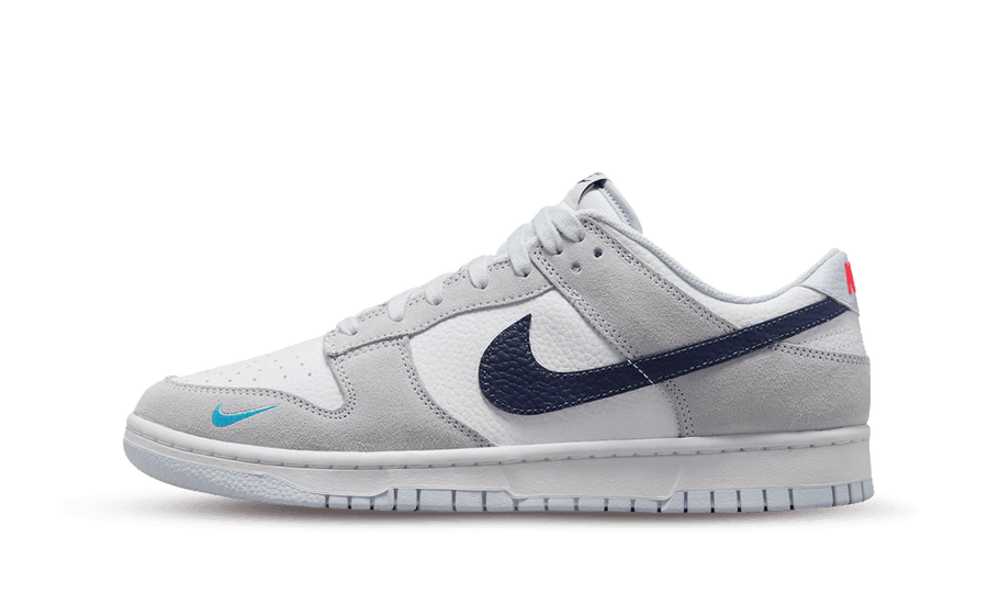 Dunk Low Mini Swoosh Grey — 36