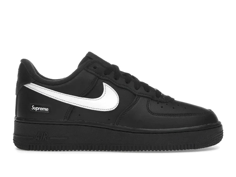 Nike Air Force 1 Low Supreme Black White — 36