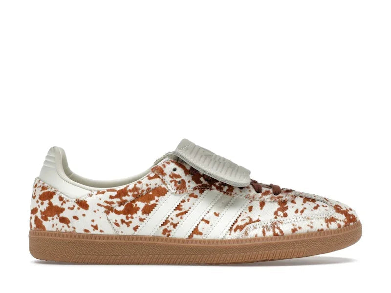 adidas Samba LT Cow Print Brown White — 36