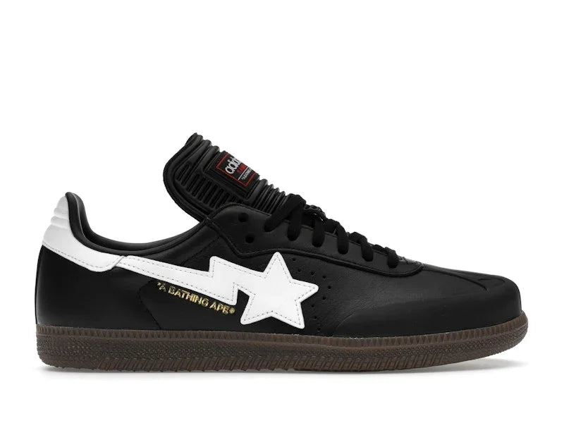 adidas Samba Bape Black White Gum — 36