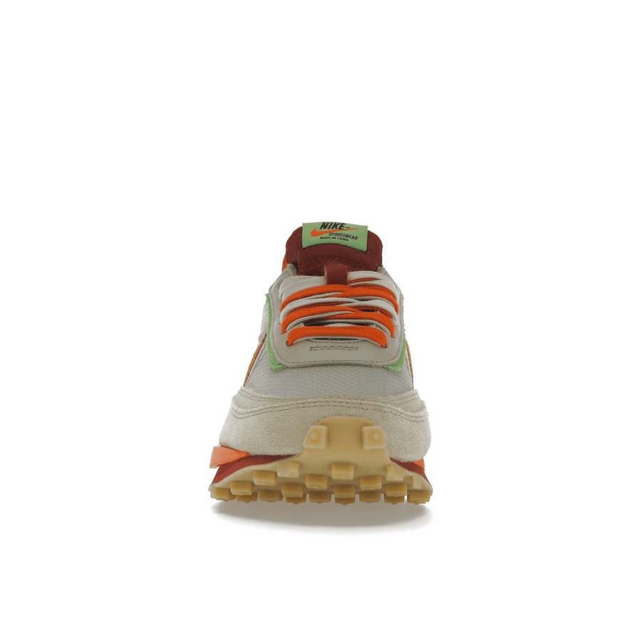 LD Waffle X Sacai X CLOT Net Orange Blaze — 36