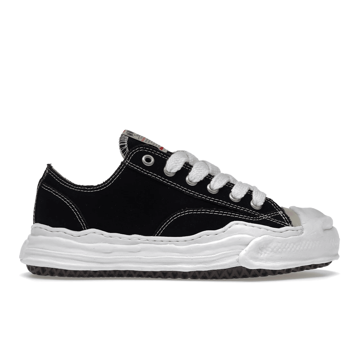 Maison Mihara Yasuhiro Hank OG Sole Canvas Low Black — 36